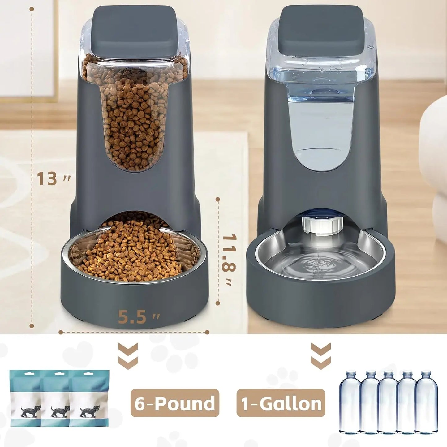 Pet Cat Automatic Feeders