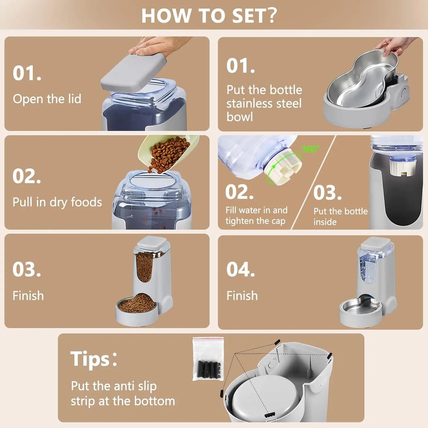Pet Cat Automatic Feeders