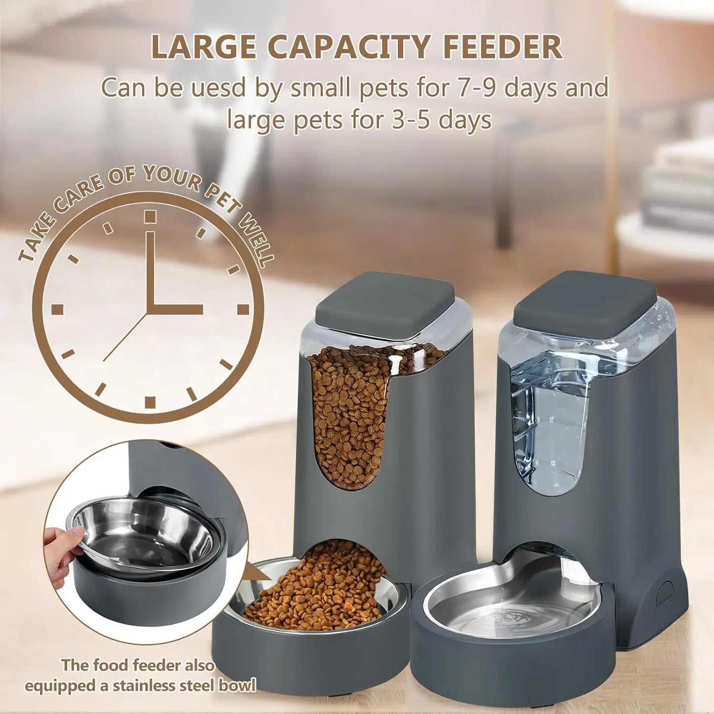 Pet Cat Automatic Feeders