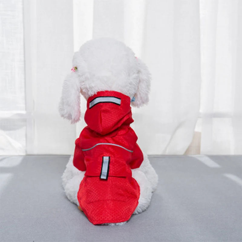 Pet Hooded Raincoat