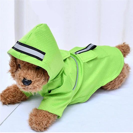 Pet Hooded Raincoat