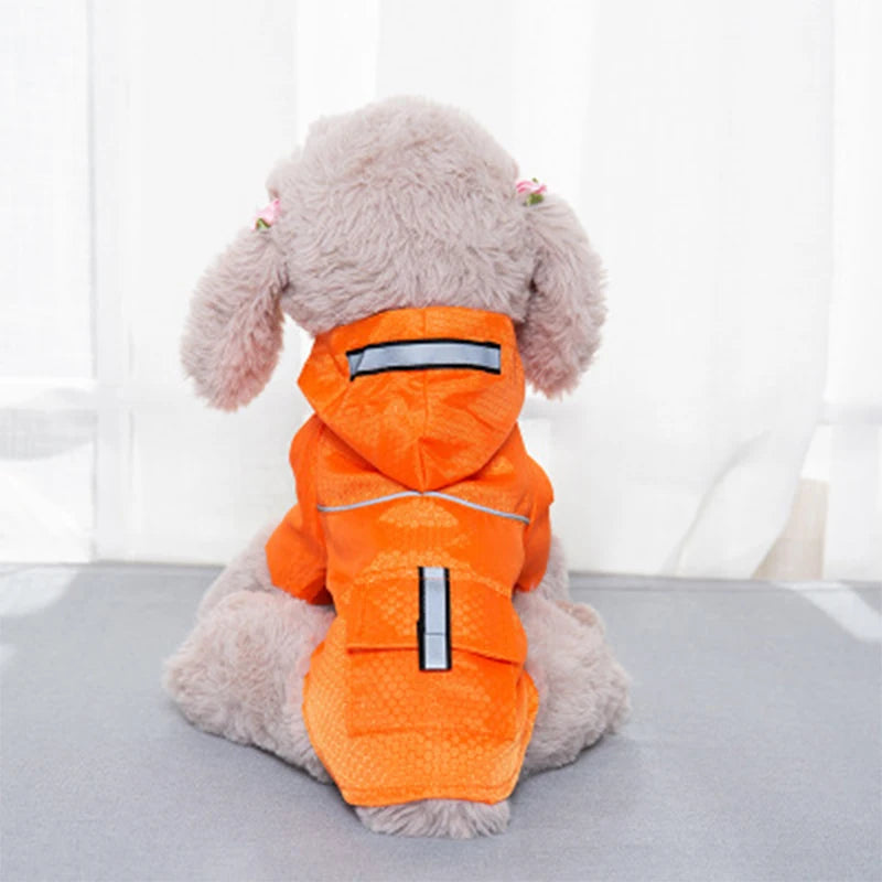 Pet Hooded Raincoat