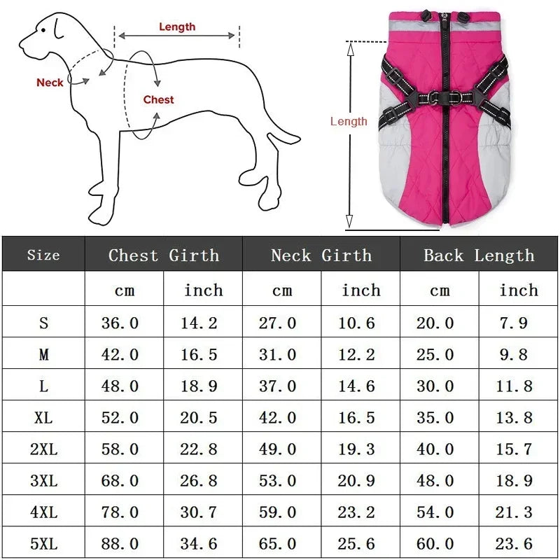 Pet Dog Waterproof Jacket