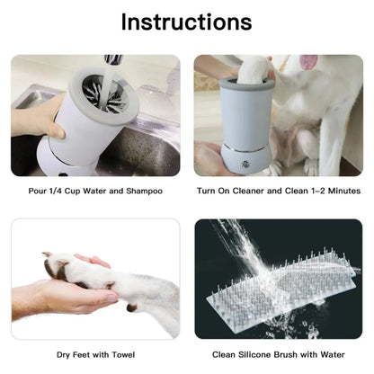 Pet Rechargeable Paw Cleaner