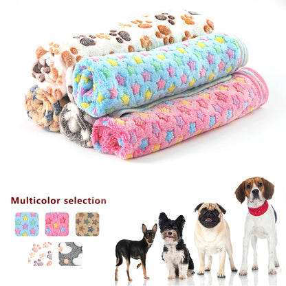 Pet Dog Blanket Coral Fleece