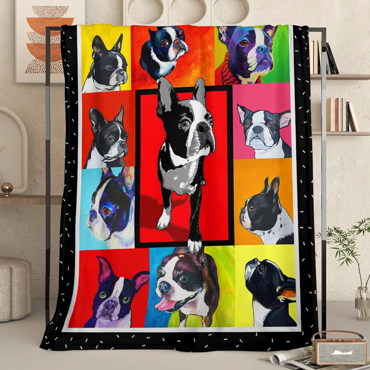 Pet Flannel Throw Blanket