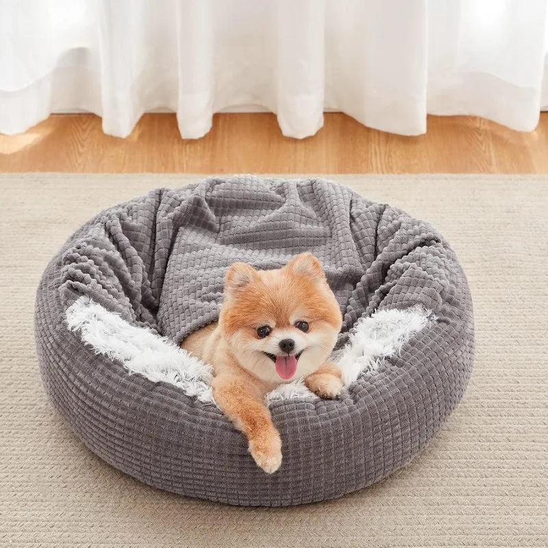 Small Dog Cave Bed