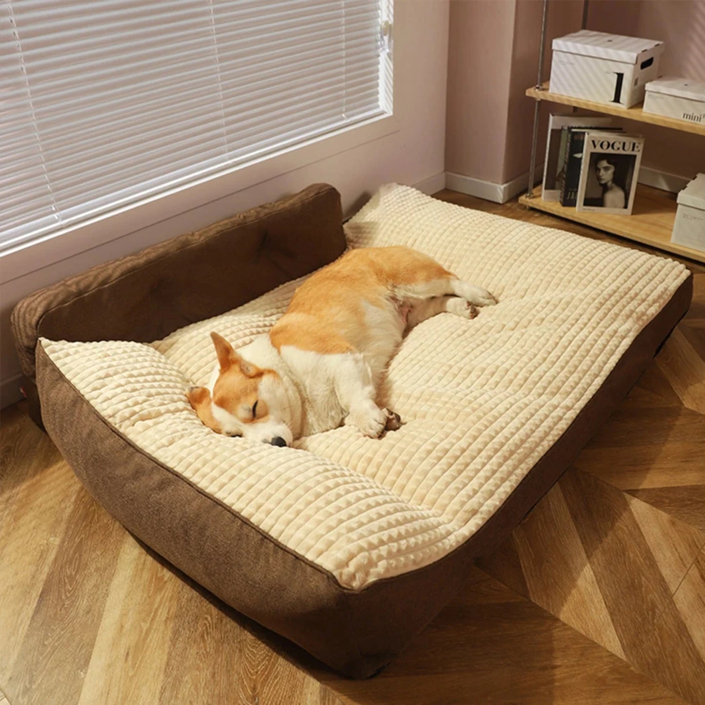 Large Fleece Dog Bed