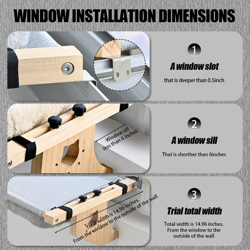 Pet Cat Window Bed