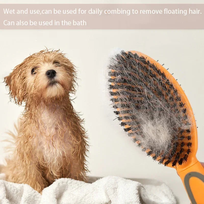 Pet Dog Brush 2 In 1 Massage Comb