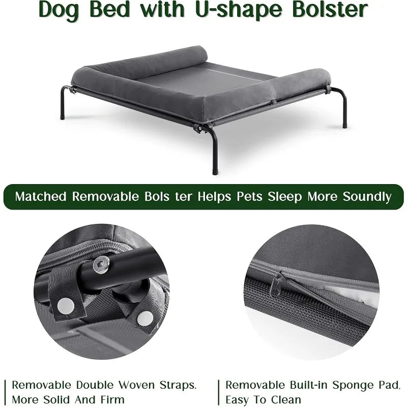 Elevated pet Dog Bed