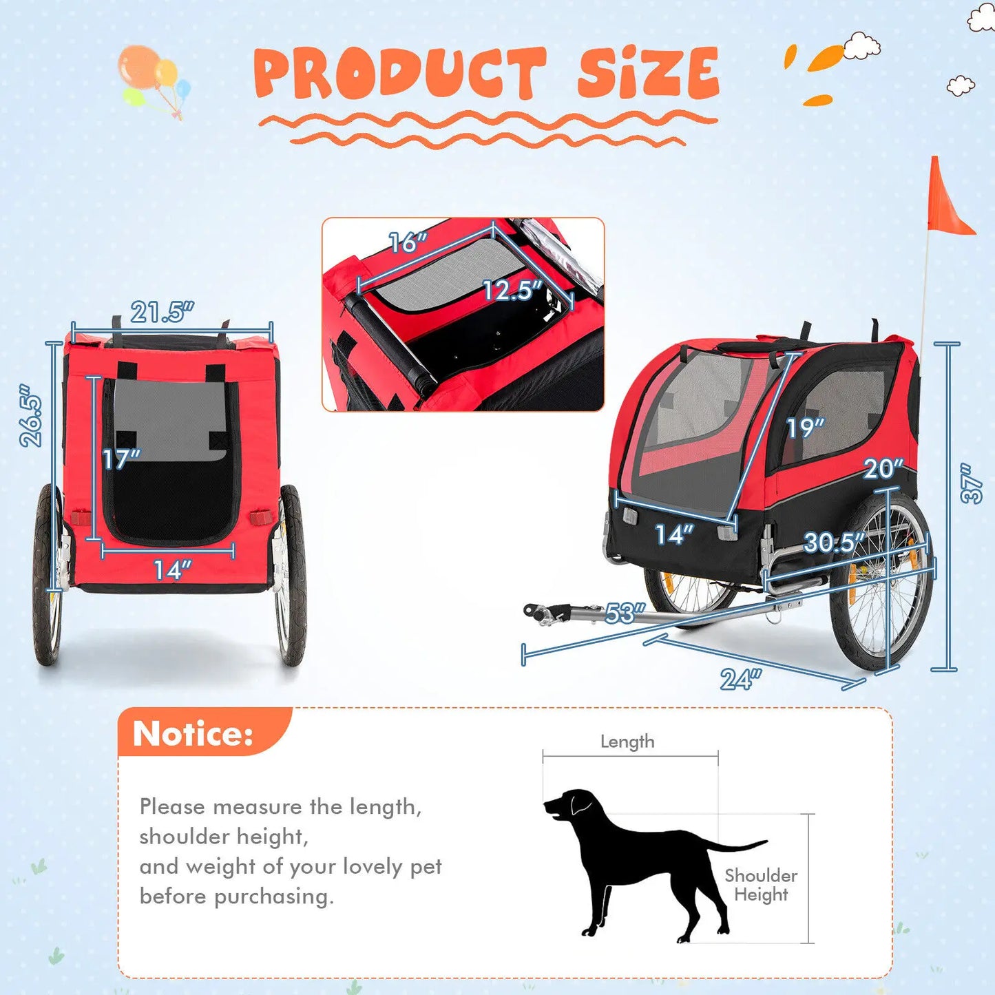 Pet Bicycle Pet carrier