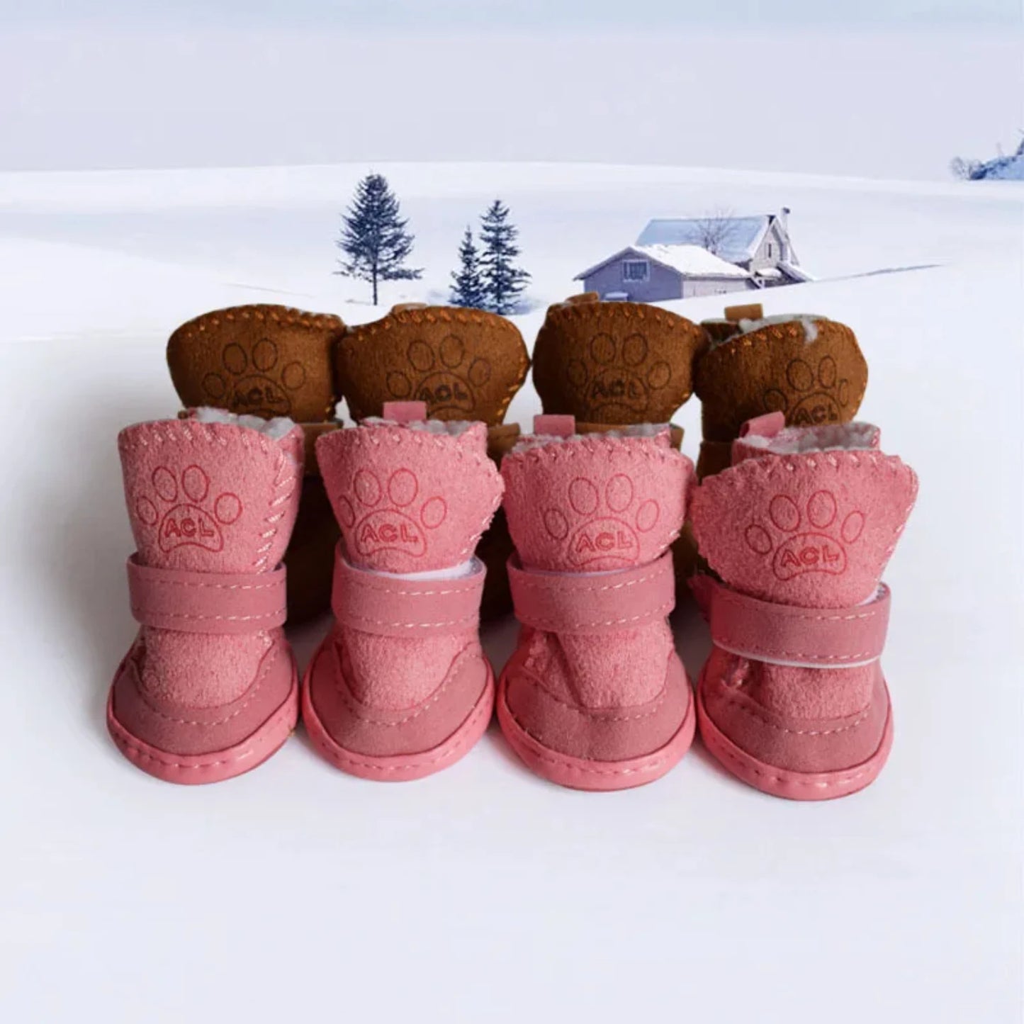 Puppy Non-slip Snow Boots