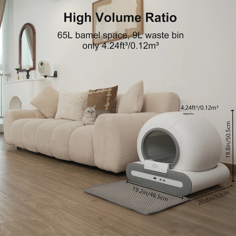 Pet Cat Automatic Litter Box