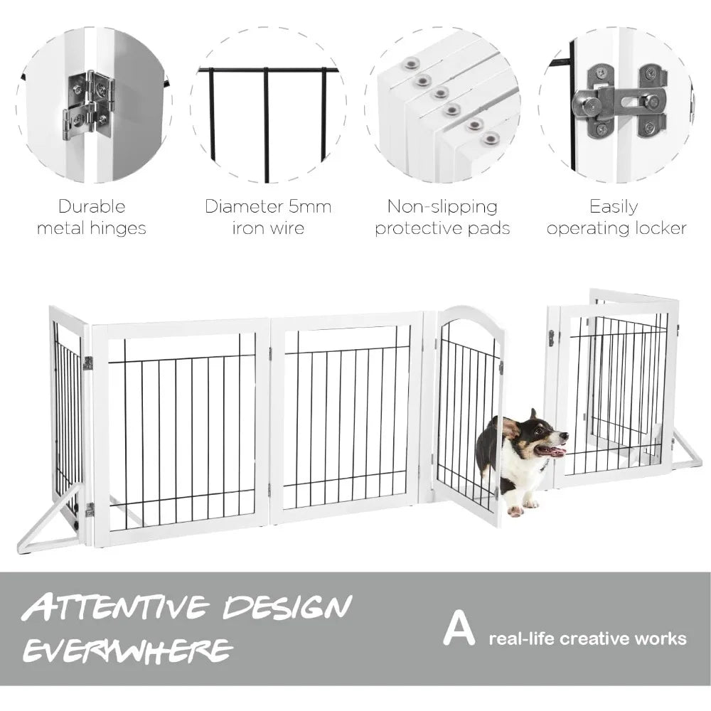 Pet Freestanding Wire Gate