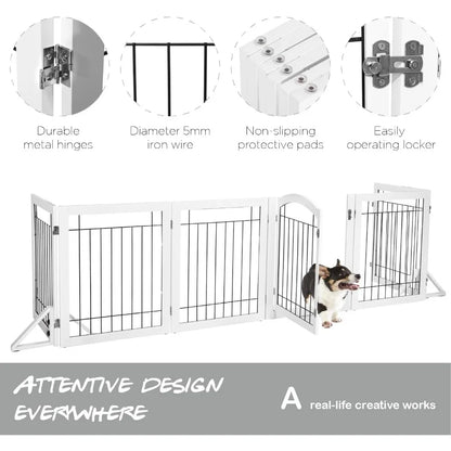 Pet Freestanding Wire Gate