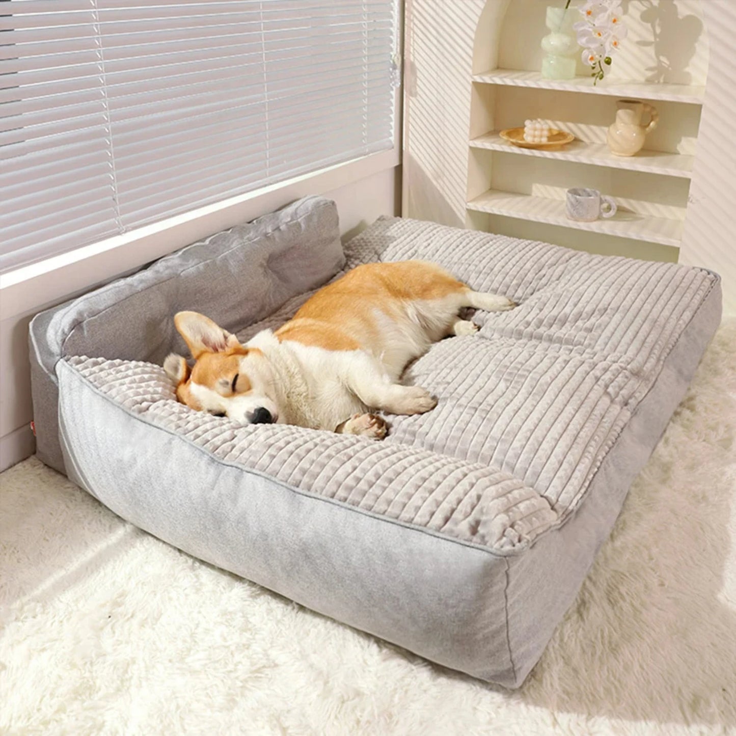 Large Fleece Dog Bed