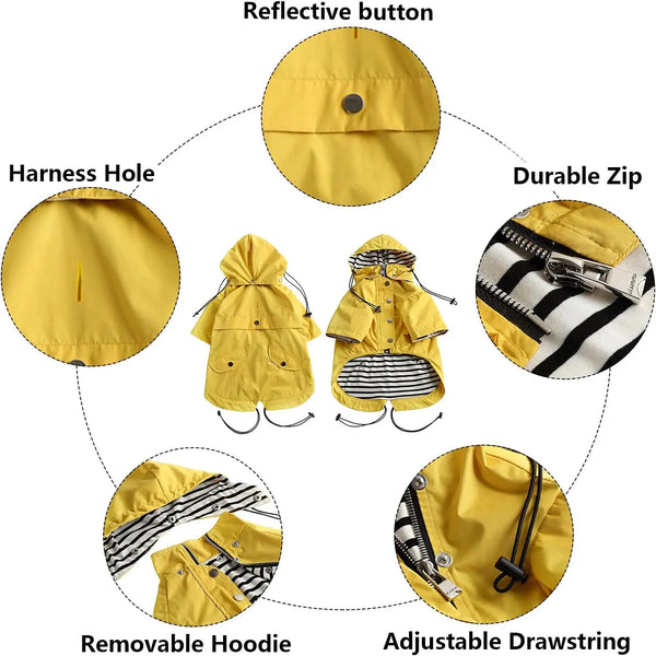 Pet Dog Raincoat