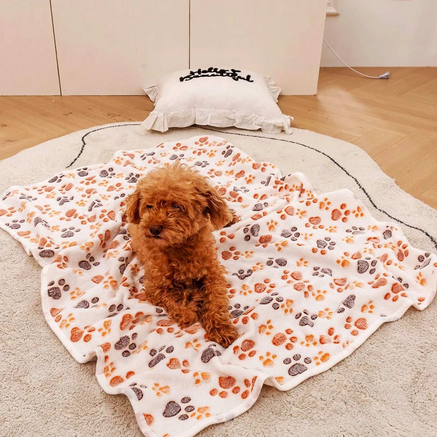 Pet Dog Blanket Coral Fleece