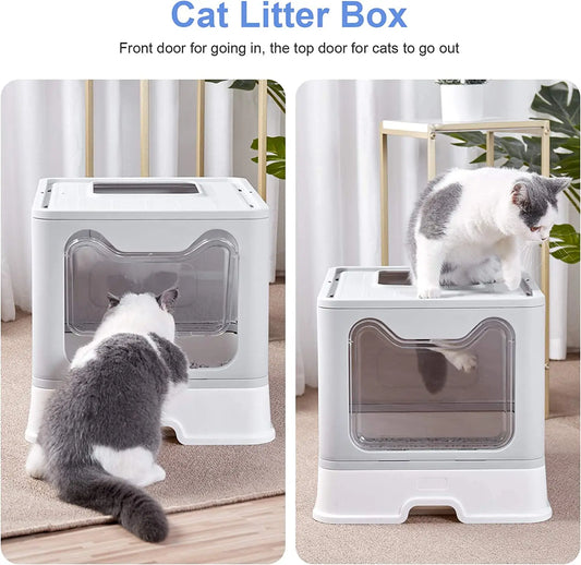 Cat Litter Box with Scoop