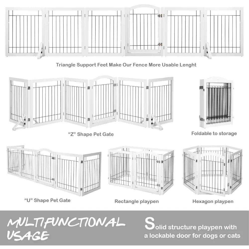 Pet Freestanding Wire Gate