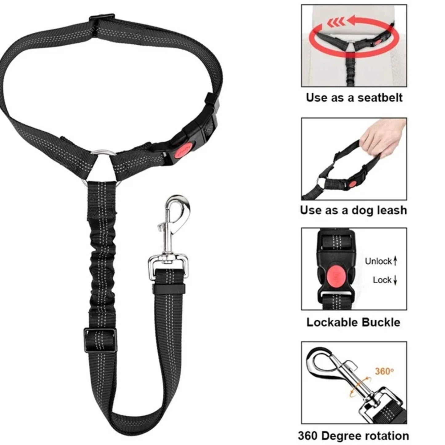 Pet Car Seat Belt