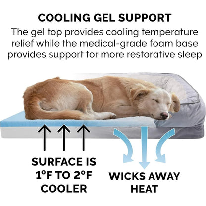 Large Dog Cooling Gel Bed