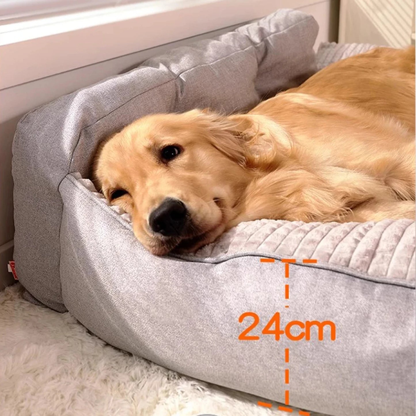 Large Fleece Dog Bed