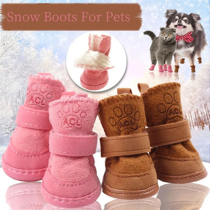 Puppy Non-slip Snow Boots