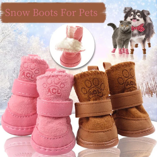 Puppy Non-slip Snow Boots