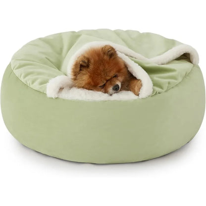 Pet Small  Bed with Cover Cave