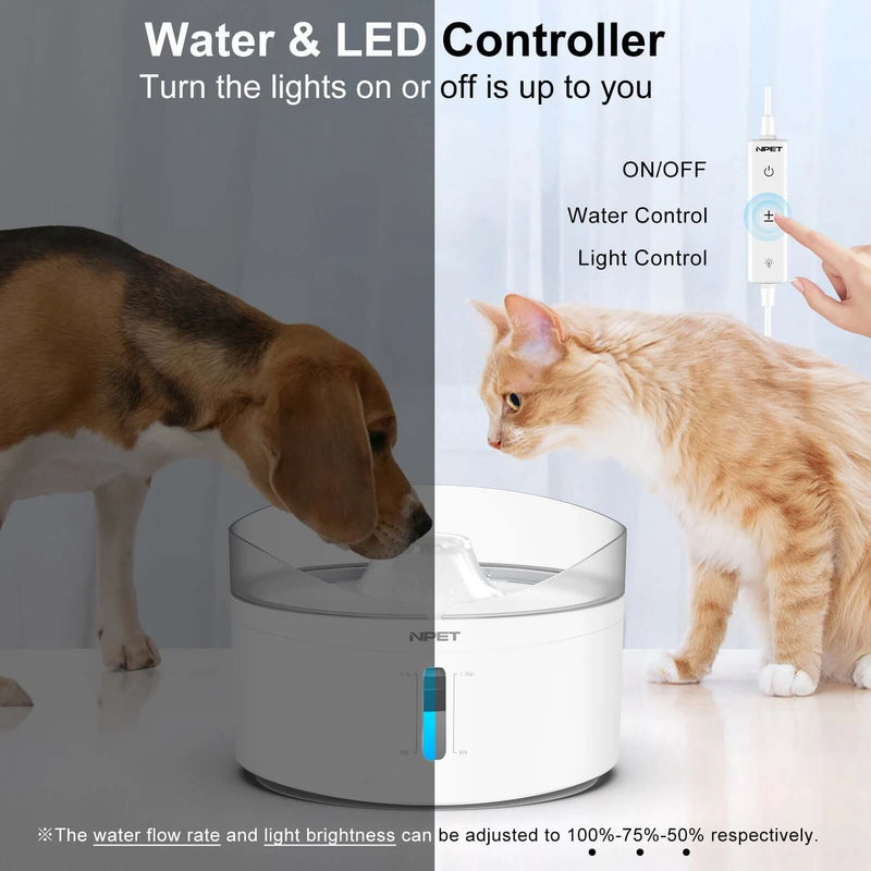 Automatic dog water fountain
