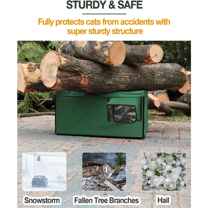 Pet Outdoor Heated Cat House