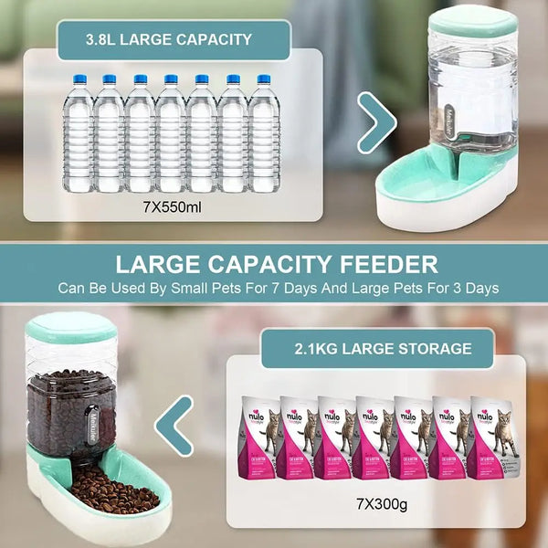 Pets Auto Water & Feeder