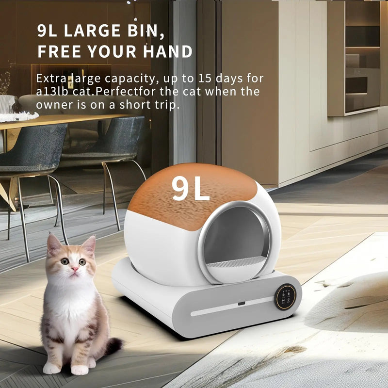 Pet Cat Automatic Litter Box