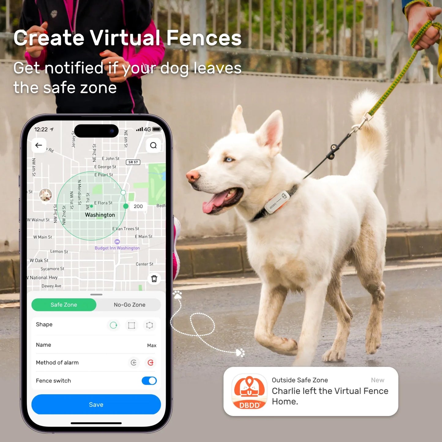 DBDD GPS Tracker for Dogs