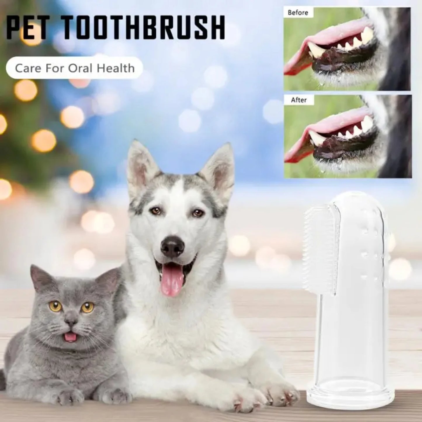 Pet High-Quality Finger Toothbrush