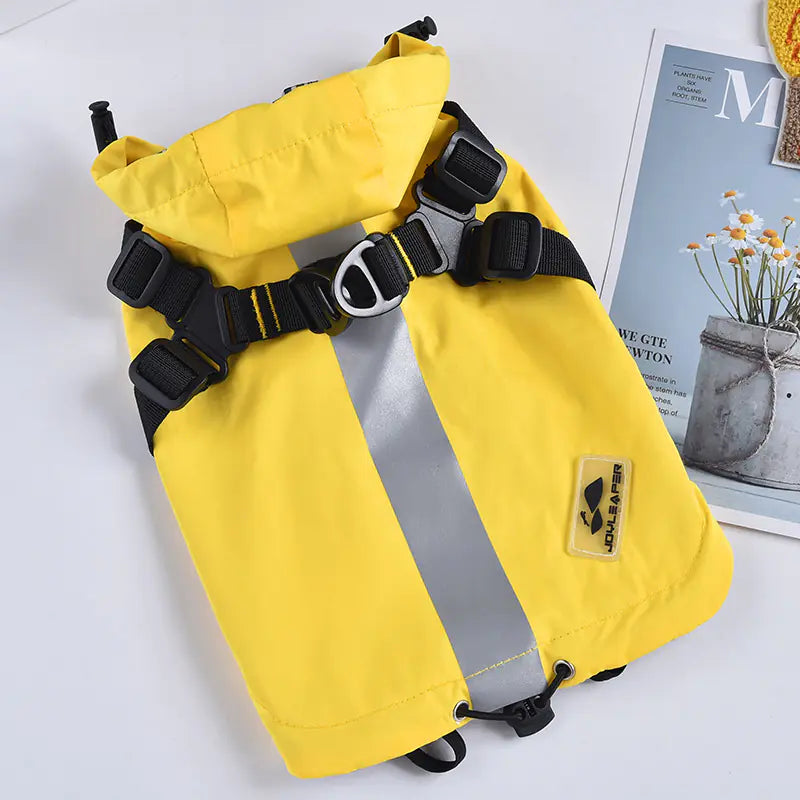 Waterproof Windbreaker for Small Dogs - Chest & Back